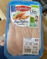 Mängden socker i Aiguillettes de poulet