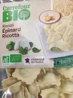 Mängden socker i Ravioli epinard ricotta