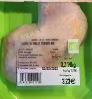 Mängden socker i Cuisses de Poulet Fermier Bio