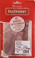 Mängden socker i Jambon cuit paysan
