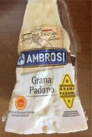 Mängden socker i Grana Padano DOP