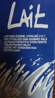 Mängden socker i Lait demi écrémé stérilisé uht