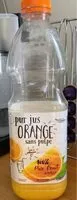 Mängden socker i Pur jus ORANGE sans pulpe