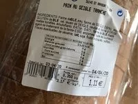 Mängden socker i Pain seigle
