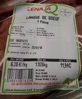 Mängden socker i Langue de boeuf