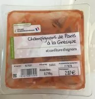 Mängden socker i Champignons de paris a la grecque