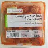Mängden socker i Champignons de Paris à la grecque