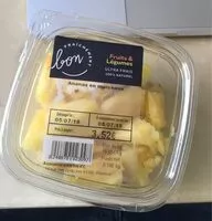 Mängden socker i Ananas en morceaux
