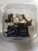 Mängden socker i Noix de coco