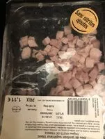 Mängden socker i Dés de jambon supérieur blanc