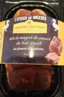 Mängden socker i Rôti de magret de canard au piment d'espelette