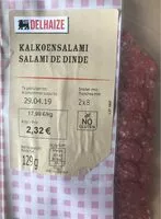Mängden socker i Salami de dinde