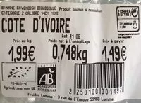 Mängden socker i Bananes