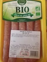 Mängden socker i Saucisse de volaille