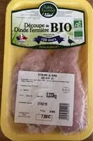 Mängden socker i Escalope de dinde bio