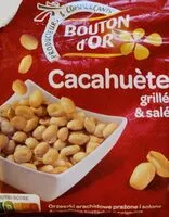 Mängden socker i Cacahuètes grillées et salées