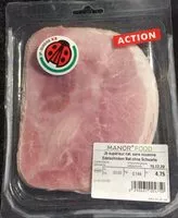 Mängden socker i Jambon supérieur nat. sans couenne