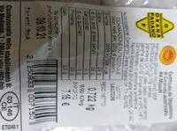 Mängden socker i Grana padano dop