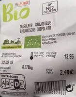 Mängden socker i Chipolata Biologique