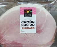 Mängden socker i Jamón cocido ahumado