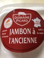 Mängden socker i Jambon à l’ancienne cuit sas couenne