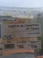 Mängden socker i Cocktail de crevettes et surimi