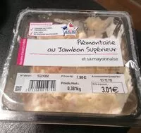 Mängden socker i Piémontaise au jambon Supérieur
