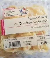 Mängden socker i Piémontaise au jambon Supérieur