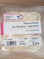 Mängden socker i Piémontaise au jambon supérieur
