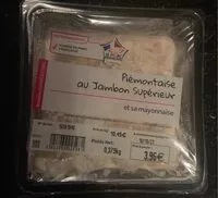 Mängden socker i Piemontaise au jambon supérieur