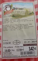 Mängden socker i boeuf cuit
