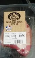 Mängden socker i Jarret avant de porc demi-sel