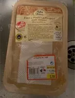 Mängden socker i Filet de poulet du périgord