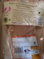 Mängden socker i Filet de poulet jaune fermier