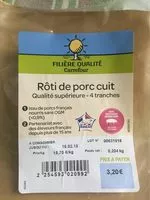 Mängden socker i Roti de porc cuit