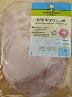 Mängden socker i Rôti de porc cuit