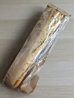 Mängden socker i rust. Zwiebelbaguette