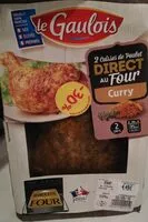 Mängden socker i 2 Cuisses de Poulet Direct au four Curry