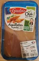 Mängden socker i Aiguillettes de poulet