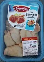 Mängden socker i Les découpes de poulet