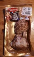 Mängden socker i Haut de cuisse de poulet rôti