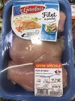 Mängden socker i Filet de poulet cru