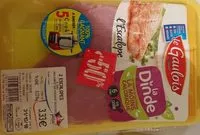 Mängden socker i Escalopes de dinde