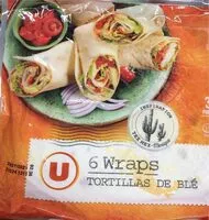 Mängden socker i 6 Wraps Tortillas de blé