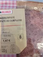 Mängden socker i Pâté De Campagne