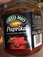 Mängden socker i Gegrillte Paprika