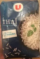 Mängden socker i Riz Thaï naturellement parfumé