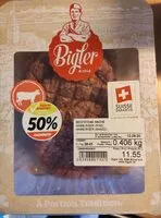 Mängden socker i Beefsteak haché