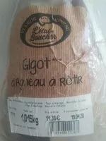 Mängden socker i Gigot d'agneau à rôtir