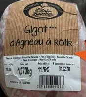 Mängden socker i Gigot d'agneau a rotir